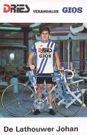 Vélo Coureur Cycliste Belge Johan De Lathouwer - Team Dries Gios -   Cycling - Cyclisme - Ciclismo - Wielrennen  - Cycling