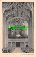 R546198 Windsor. St. George Chapel. The Nave. From The West. Tuck - Monde