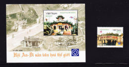 Vietnam Viet Nam MNH Perf Stamp & SS 2004 : Hoi An - The World Cultural Heritage / Bridge / Phuc Kien Pagoda (Ms931) - Vietnam