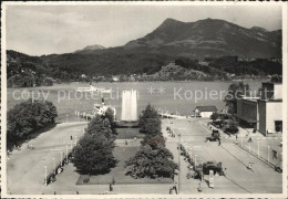 12409368 Luzern LU Bahnhofplatz Mit Rigi Luzern - Autres & Non Classés