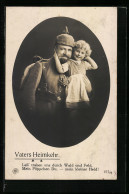 Foto-AK NPG Nr.157 /4: Vaters Heimkehr, Der Soldat Wird Freudig Zu Hause Begrüsst  - Photographs