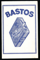 Buvard 13.3 X 21 Les Cigarettes Jean BASTOS - Tabak & Cigaretten