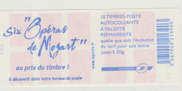 France Carnet N° 3744-C11 ** Six Opéras De Mozart - Altri & Non Classificati