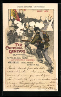 Künstler-AK Geneve, Tir Cantonal Genevois 1902, Schützen  - Other & Unclassified