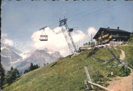 12404130 Engelberg OW Schwebebahn Ristis Brunni Engelberg - Andere & Zonder Classificatie