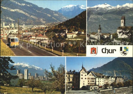 12401092 Chur GR Gegen Das Rheintal Neustadt Signina Obertor Chur - Other & Unclassified