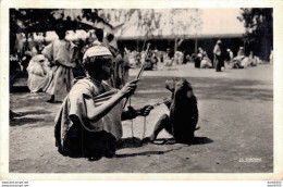 SCENES ET TYPES DRESSEUR DE SINGES CPSM - Scènes & Types