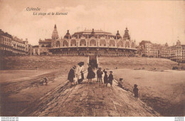 BELGIQUE OSTENDE LA PLAGE ET LE KURSAAL - Oostende