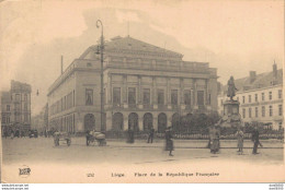 BELGIQUE LIEGE PLACE DE LA REPUBLIQUE FRANCAISE - Luik