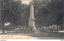 39 CHAUMERGY MONUMENT AUX MORTS - Monumenti Ai Caduti