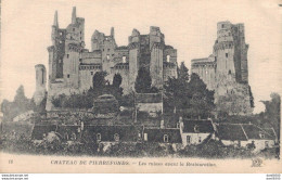 60 CHATEAU DE PIERREFONDS LES RUINES AVANT LA RESTAURATION - Pierrefonds