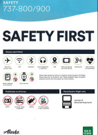 Alaska Airlines / 737-800 /900 De 20232020 / Consignes De Sécurité / Safety Card (grand Format) - Veiligheidskaarten