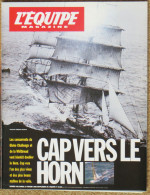 L'EQUIPE MAGAZINE N° 438 10 Février 1990 Cap Vers Le Horn Globe Challenge Et Whitebread  Rugby France Angleterre * - Sport