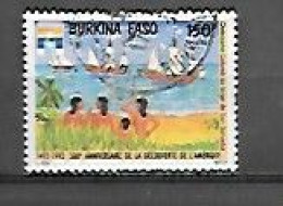 TIMBRE OBLITERE DU BURKINA DE  1992 N° MICHEL 1275 - Burkina Faso (1984-...)