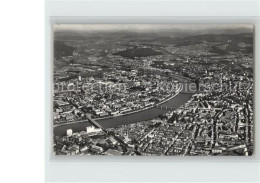 12391562 Basel BS Fliegeraufnahme Rheinpartie Basel BS - Altri & Non Classificati