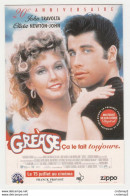 Affiche Cinéma Film GREASE 20ème Anniversaire John Travolta Et Olivia Newton-John - Affiches Sur Carte