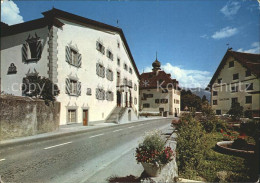 12389860 Gruesch Rosengarten Pfarrhaus Hotel Krone Gruesch - Autres & Non Classés