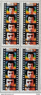 C 1533 Brazil Stamp Glauber Rocha Cinema Movie Art 1986 Block Of 4.jpg - Nuevos