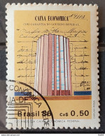 C 1529 Brazil Stamp Bank Caixa Economica Federal Economy 1986 Circulated 4.jpg - Used Stamps