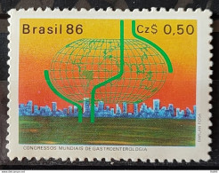 C 1520 Brazil Stamp Congress Of Gastroenterology Health 1986.jpg - Unused Stamps