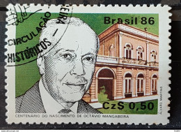 C 1519 Brazil Stamp Octavio Mangabeira Politics 1986 Circulated 2.jpg - Used Stamps