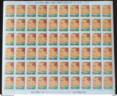 C 1518 Brazil Stamp President Juscelino Kubitschek Brasilia 1986 Sheet.jpg - Ungebraucht