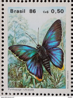 C 1512 Brazil Stamp Butterfly Insects 1986.jpg - Unused Stamps