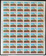 C 1508 Brazil Stamp Antarctic Station Commander Ferraz Flag 1986 Sheet.jpg - Unused Stamps