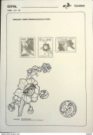 Brochure Brazil Edital 1986 16 Preservation Of Flora Without Stamp - Covers & Documents