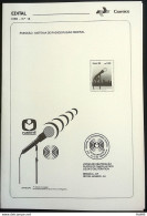 Brochure Brazil Edital 1986 14 Federal Radiodifuse Radio Comunicação Without Stamp - Briefe U. Dokumente