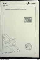 Brochure Brazil Edital 1986 06 Amnesty International Right Justice Without Stamp - Covers & Documents