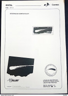 Brochure Brazil Edital 1986 02 Comet Halley Astronomy Without Stamp - Brieven En Documenten