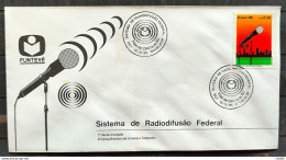 Brazil Envelope FDC 402 1986 Radiodifusion Communication CBC RJ BSB - FDC