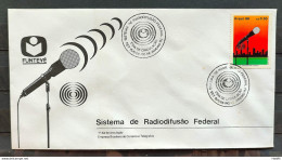 Brazil Envelope FDC 402 1986 Radiodifusion Communication CBC RJ 02 - FDC