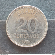 Brazil Coin 1986 20 Centavos Cruzado Sob - Viroflay
