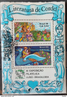 B 73 Brazil Stamp Lubrapex Philately Postal Service Birds Peacock 1986 Circulated 3.jpg - Usados