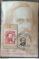 B 72 Brazil Stamp Stamps Day Dom Pedro Monarchy 1986 CBC RJ Circulated 3.jpg - Gebruikt