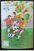 B 71 Brazil Stamp Mexico Soccer World Cup 1986.jpg - Unused Stamps