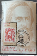 B 72 Brazil Stamp Stamps Day Dom Pedro Monarchy 1986 CBC RJ Circulated 1.jpg - Usati