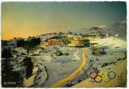 CPSM 10,5 X 15  Xèmes Jeux Olympiques D'Hiver De GRENOBLE 1968  Olympic Games Chamrousse Station  Olympique* - Chamrousse