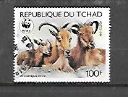 TIMBRE OBLITERE DU TCHAD DE  1988 N° MICHEL 1174 - Tsjaad (1960-...)