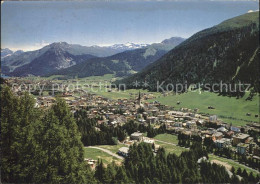 12379344 Davos GR Panorama Mit Seehorn Und Pischahorn Silvretta Davos Platz - Autres & Non Classés