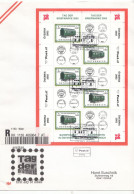 FDC AUSTRIA 2380,big Format - Treinen