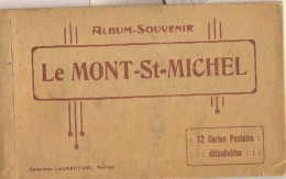 Carnet De 12 Cartes Du Mont Saint Michel - Reste 8 Cartes - Iglesias Y Catedrales