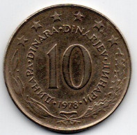 Yugoslavia 1978 10 Dinari - Andere - Europa