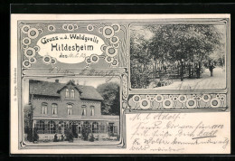 AK Hildesheim, Wald-Restaurant Waldquelle V. F. Ulrich  - Hildesheim