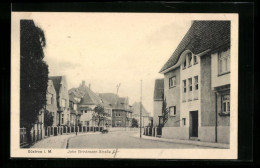 AK Güstrow I. M., Blick In Die John Brinkmann-Strasse  - Güstrow