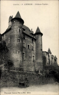CPA Uzerche Corrèze, Schloss Pontier - Other & Unclassified