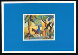 CPSM / CPM 10.5 X 15 Homme Sur Un âne Illustrateur August Macke - Altri & Non Classificati