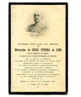 WENCESLAU SOUSA PEREIRA De LIMA. Cartãp Luto Morte Primeiro Ministro E Paleontologo, Natural Do PORTO 1919 Portugal - Devotion Images